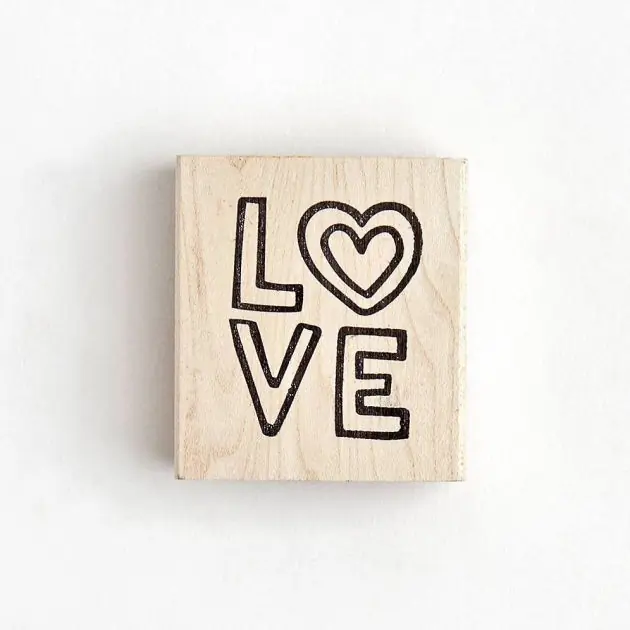 Final Sale Love Stacked Stamp