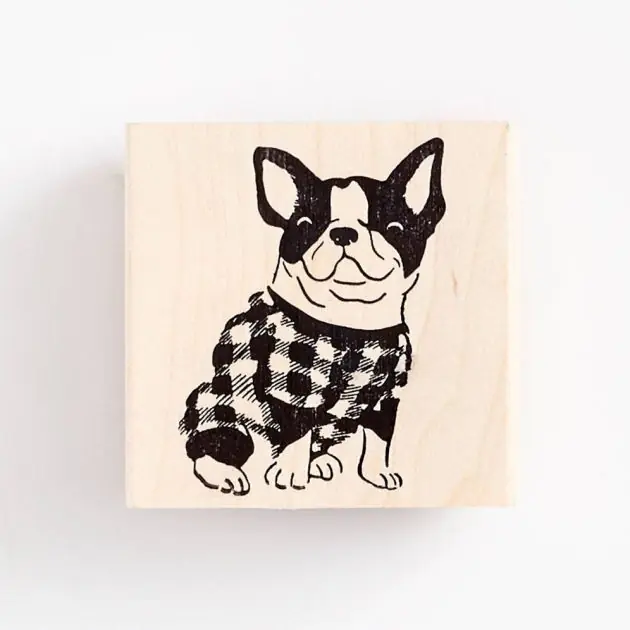 French Bulldog Sweater Stamp Crafted