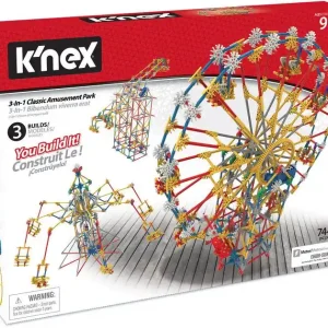Deal KNEX 3-in-1 Classic Amusement Park Building Set