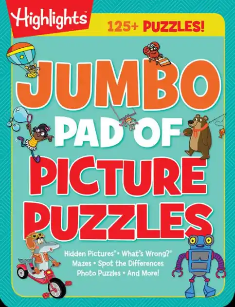 Jumbo Pad of Picture Puzzles Top Rated