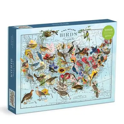 Wendy Gold State Birds 1000 Piece Puzzle Grab Now