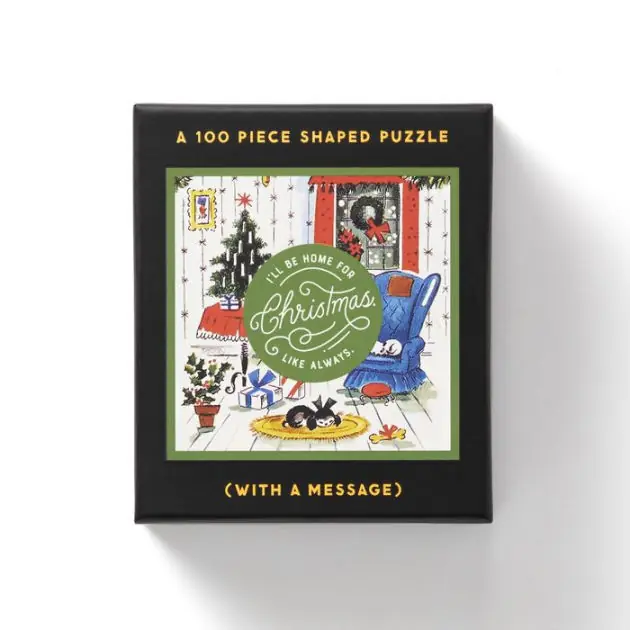 Certified Home For Christmas 100 Piece Mini Shaped Puzzle