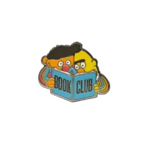 Bargain Sesame Street: Bert and Ernie Book Club Enamel Pin