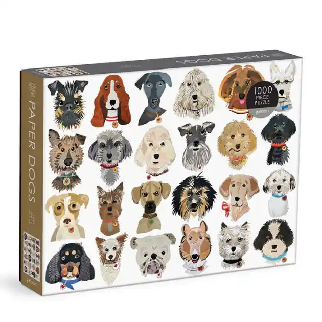 Paper Dogs 1000 Pc Puzzle Last Chance