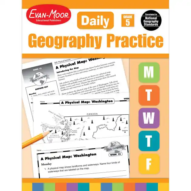 Final Sale Daily Geography Practice, Grade 5 Teacher Edition