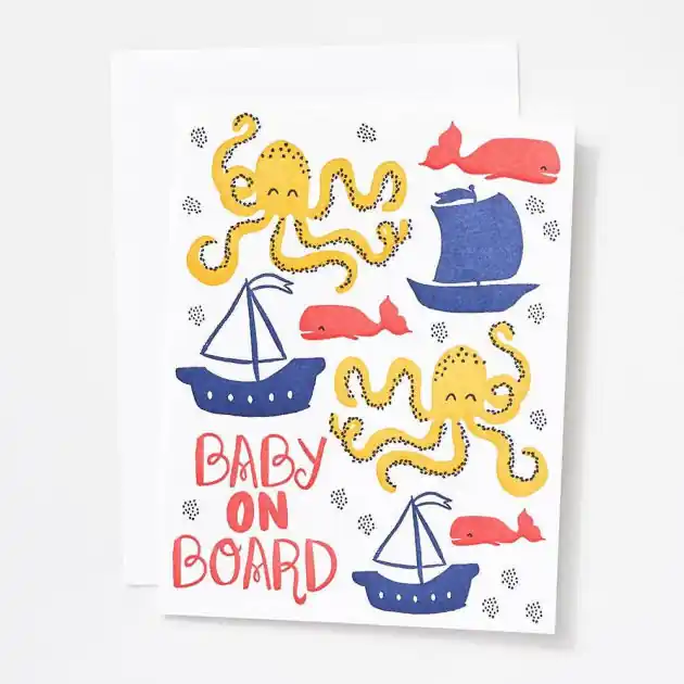 Order Now Baby On Board Card