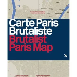 Brutalist Paris Map Today Only